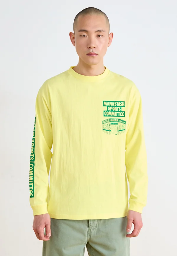 CITEE TEE - Long sleeved top - lemon