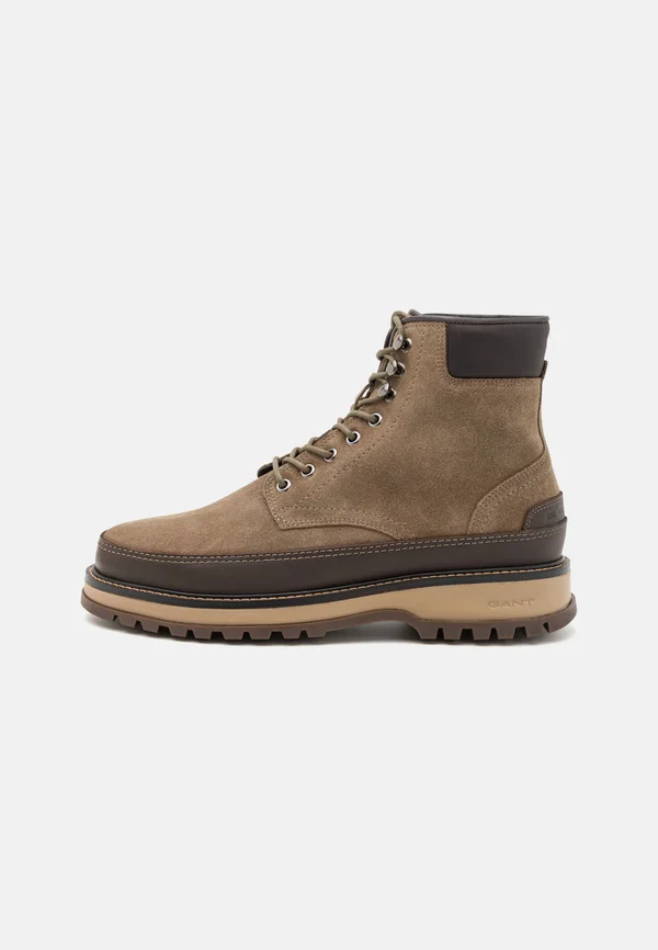 CLAFTON - Lace-up ankle boots - clay/green