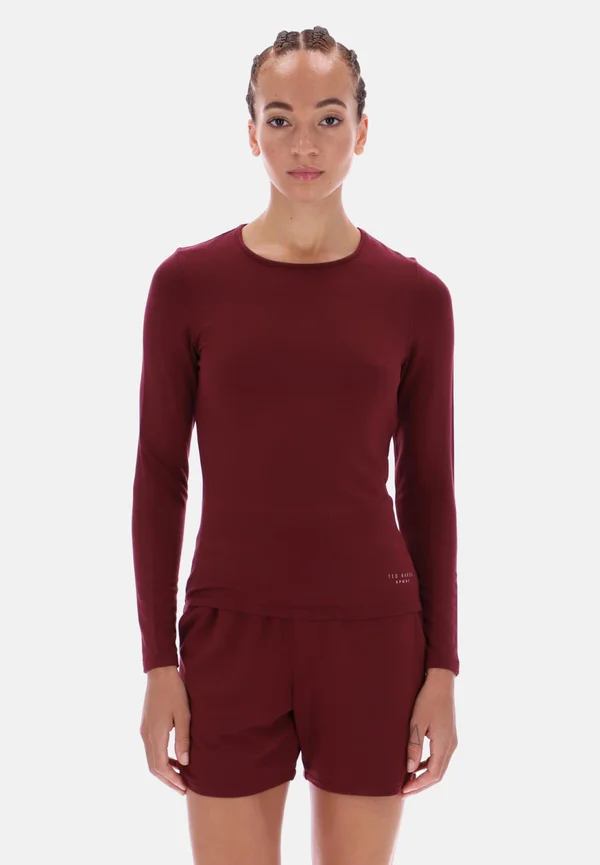 CLAIRE - Long sleeved top - tawny port