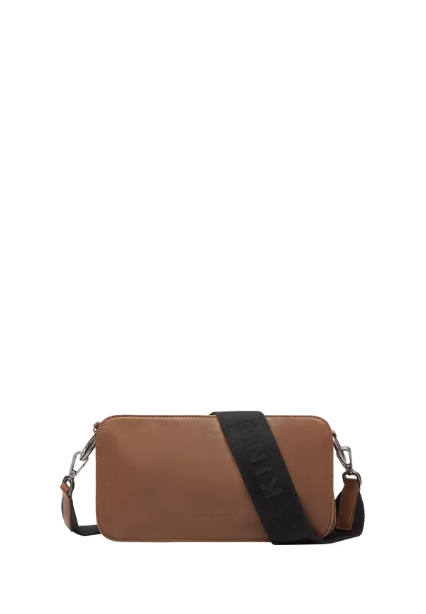 CLARICE GERÄUMIGE - Cross body bag - karamell