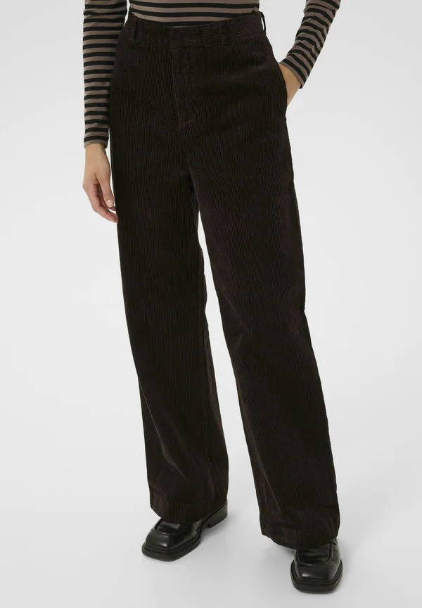 CLARISSE - Trousers - ganache