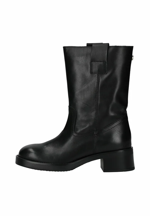 Classic ankle boots - black leather