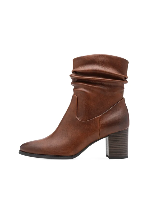 Classic ankle boots - cognac