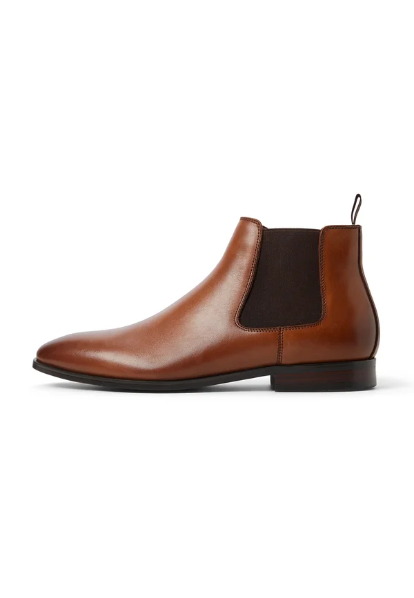 Classic ankle boots - cognac