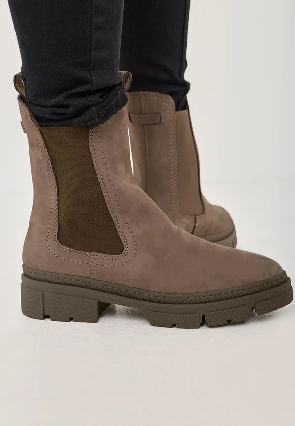 Classic ankle boots - dune nubuc