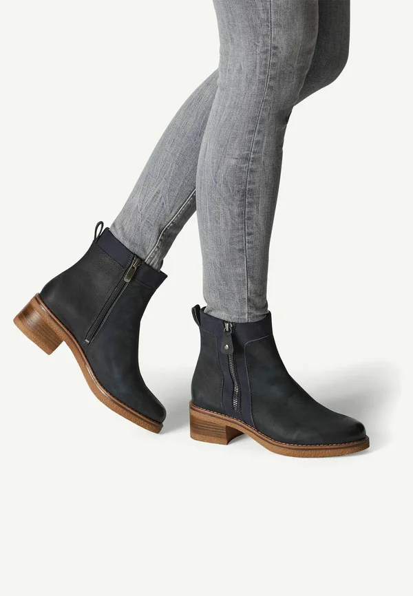 Classic ankle boots - navy comb