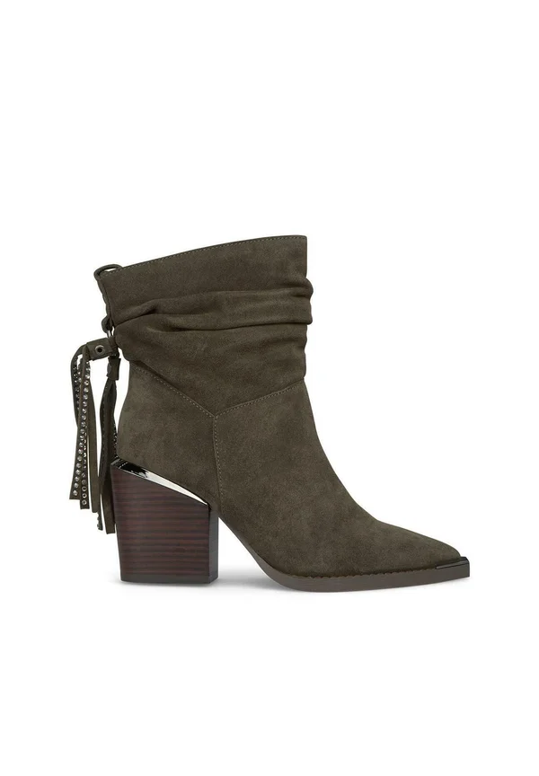 Classic ankle boots - verde oscuro jaspeado