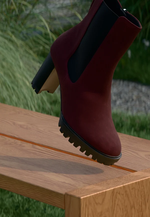 Classic ankle boots - vino