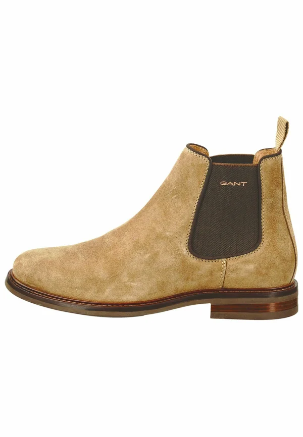 Classic ankle boots - warm khaki