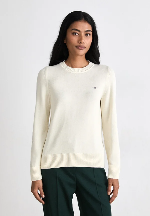 CLASSIC CNECK - Jumper - creme