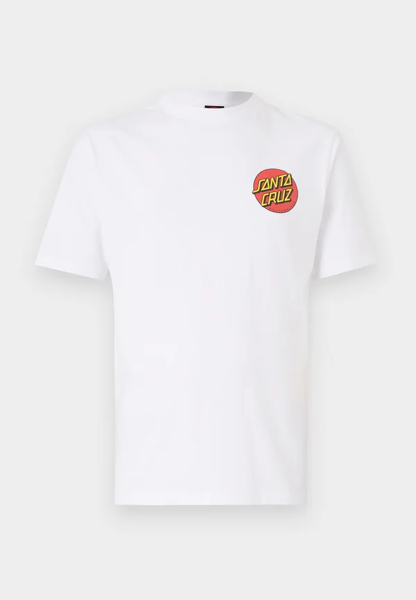 CLASSIC DOT CHEST UNISEX - Print T-shirt - white