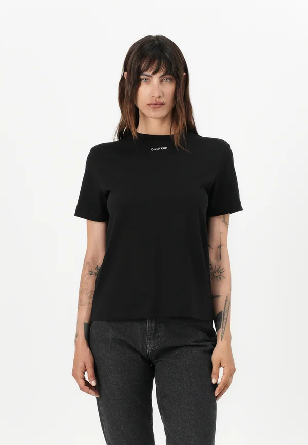 CLASSIC LOGO TEE - Basic T-shirt - black