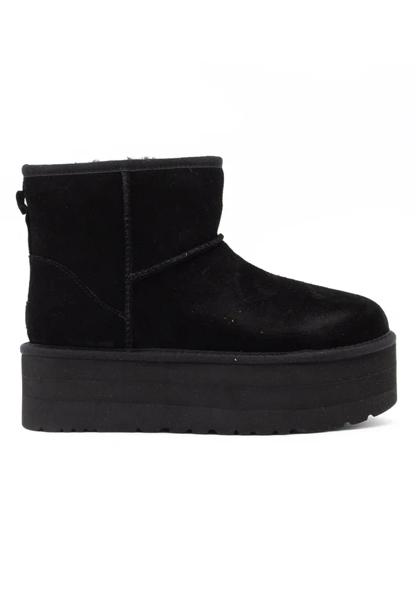 CLASSIC MINI PLATFORM - Platform ankle boots - black