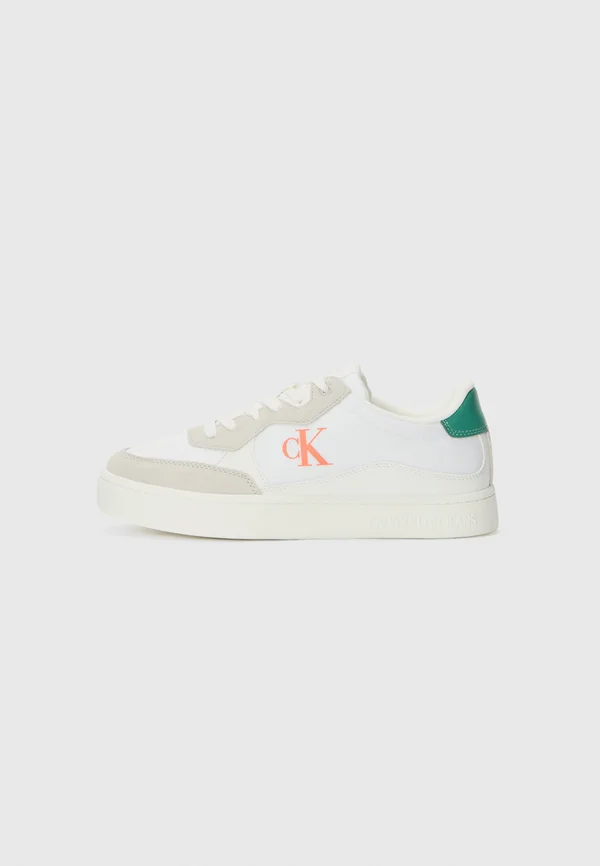 CLASSIC - Trainers - bright white/wild green/tigerilily