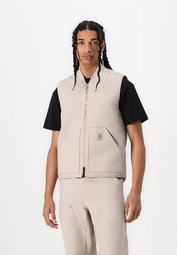 CLASSIC VEST  - Waistcoat - dusky beige stone