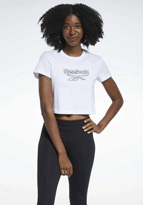 CLASSICS FOUNDATION BIG - Print T-shirt - white