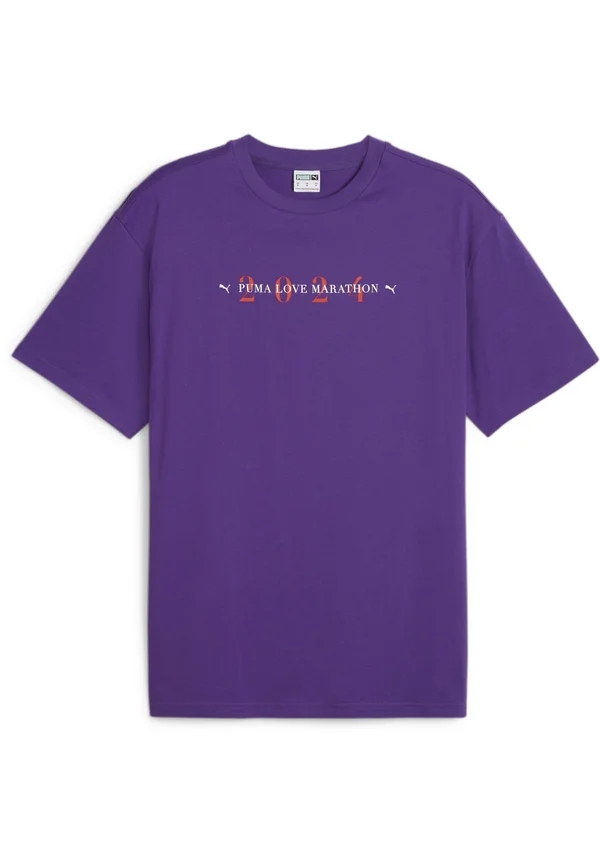 CLASSICS LOVE MARATHON GRAPHIC TEE - Print T-shirt - iris