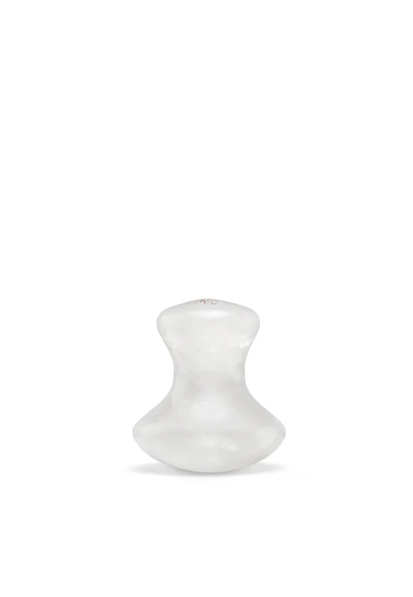 CLEAR QUARTZ MUSHROOM GUA SHA - Gua sha & rollers - transparent