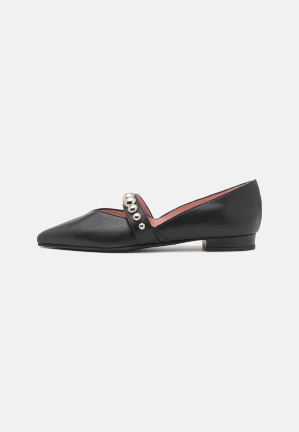 CLEMENTINE - Ankle strap ballet pumps - black
