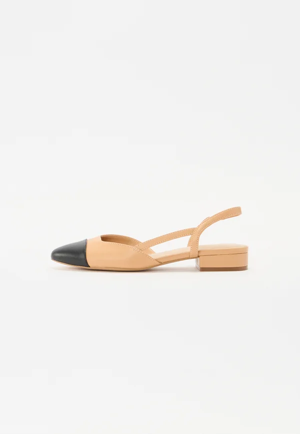 CLEMENTINNE - Ballet pumps - beige/black