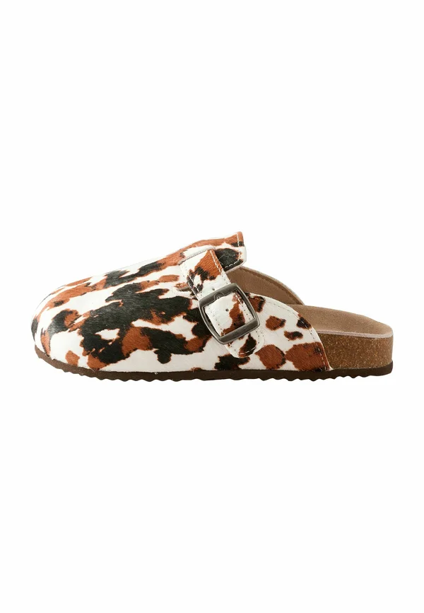 Clogs - cow print leather