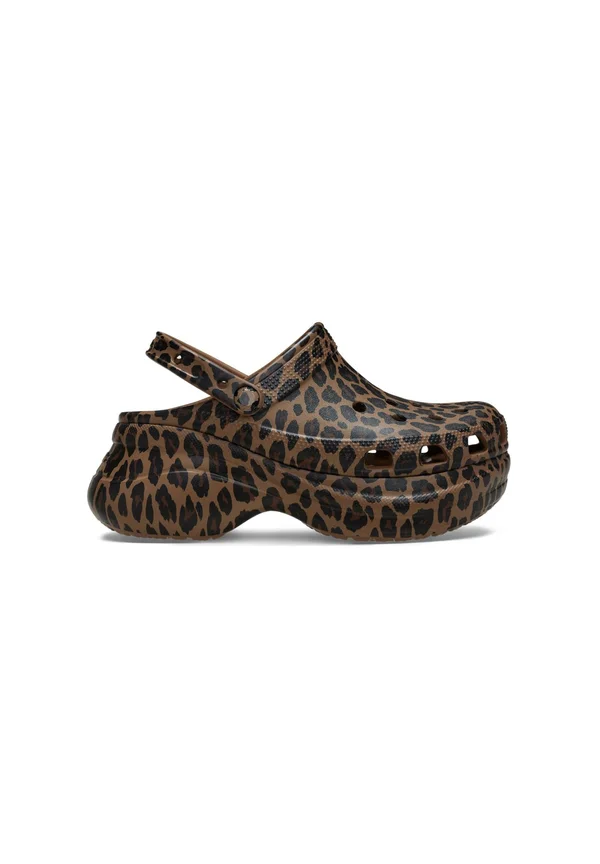 Clogs - sepia leopard