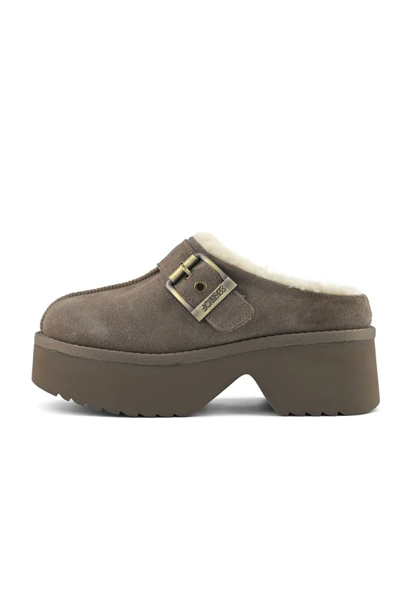Clogs - taupe