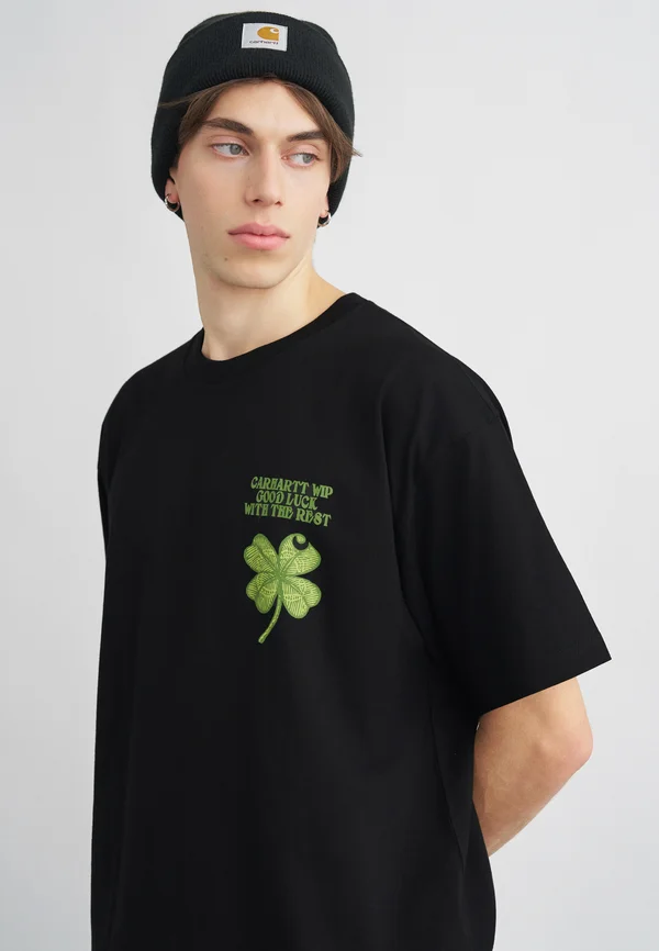 CLOVER - Print T-shirt - black