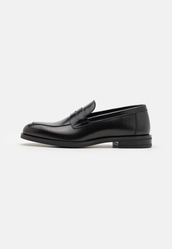 CLUB CLASSIC PENNY LOAFER - Smart slip-ons - black
