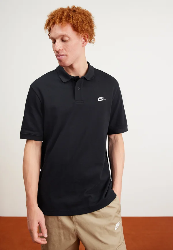 CLUB - Polo shirt - black/white