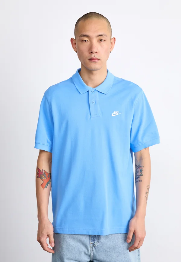CLUB - Polo shirt - university blue/white