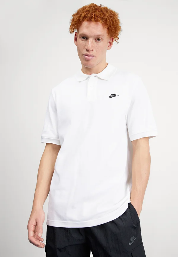 CLUB - Polo shirt - white/black