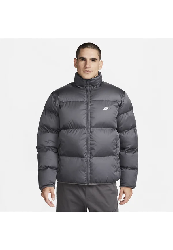 CLUB PUFFER - Winter jacket - iron grey white