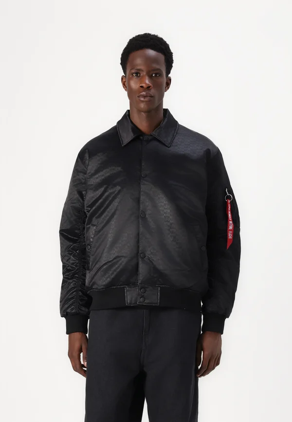 COACH LOGO JACKET - Winter jacket - black