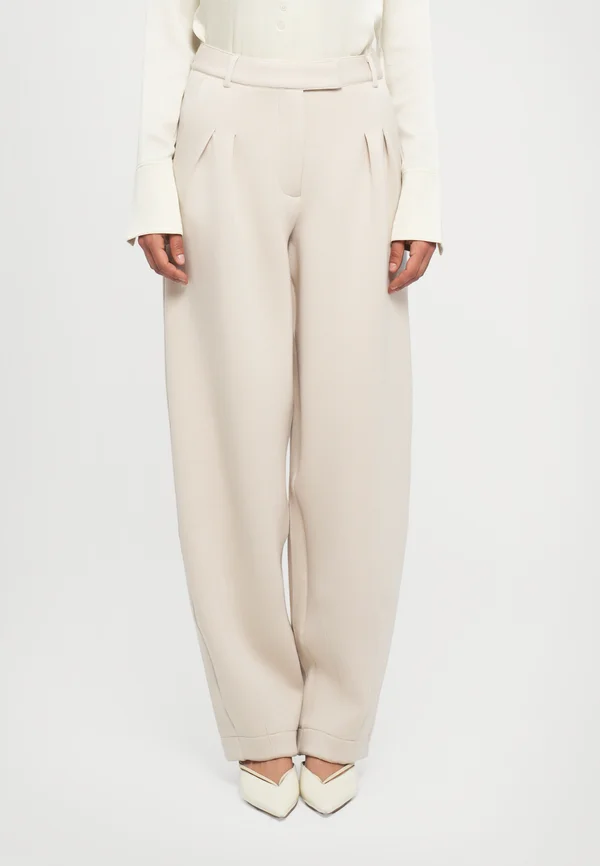 COCOON - Trousers - tofu beige