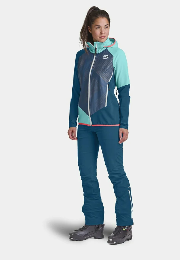 COL BECCHEI - Soft shell jacket - petrol blue
