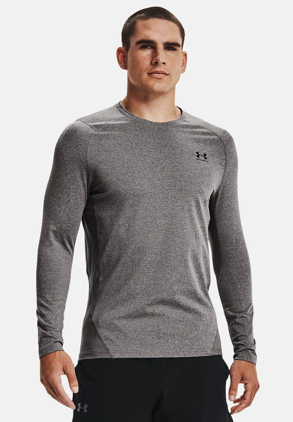 COLDGEAR FITTED - Undershirt - charcoal light heather/ black