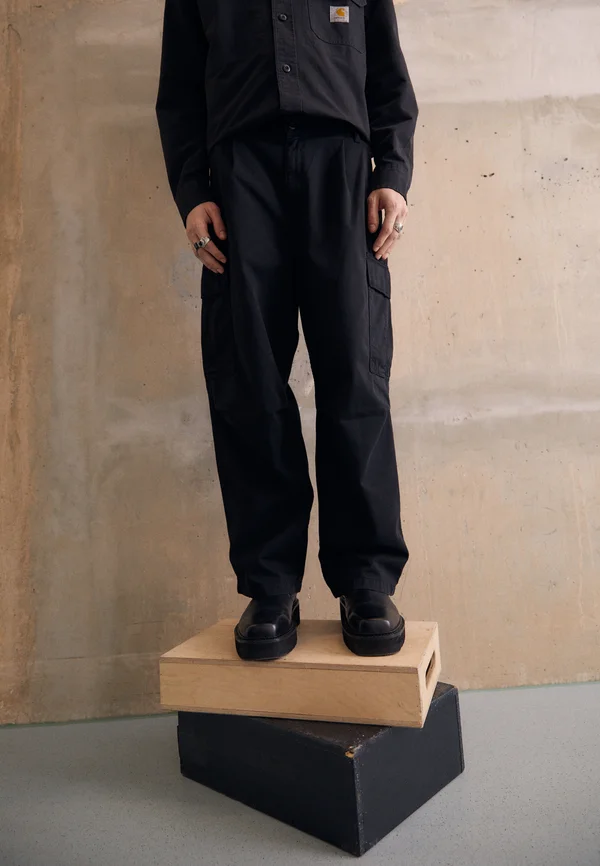 COLE PANT - Cargo trousers - black
