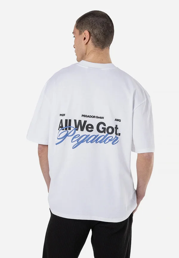 COLFA TEE - Print T-shirt - white