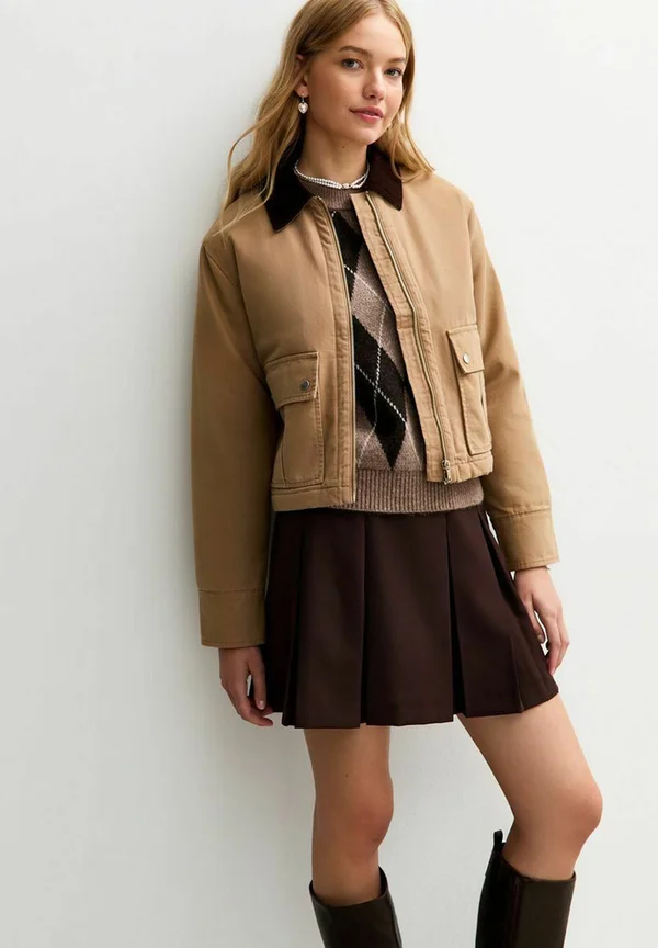 COLLARED - Light jacket - tan