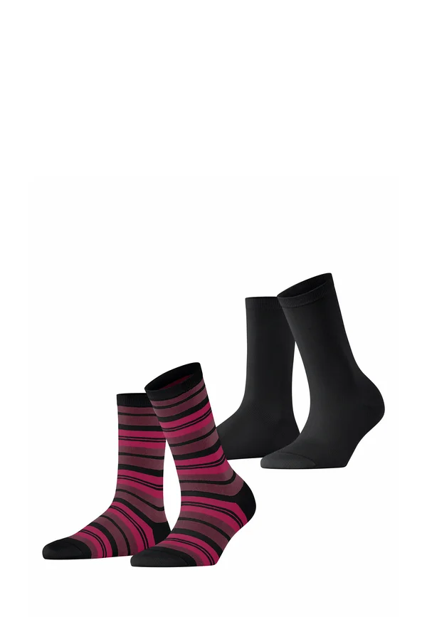 COLLEGE STRIPE 2-PACK - Socks - black