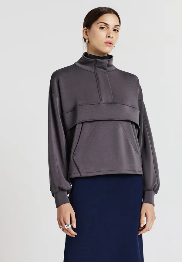 COLLO ALTO - Sweatshirt - grigio scuro