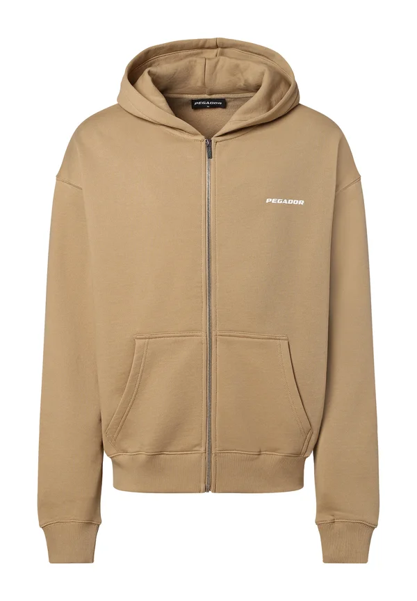 COLNE - Zip-up sweatshirt - camel