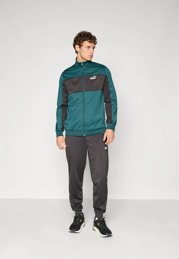 COLORBLOCK SUIT SET - Tracksuit - green terrain