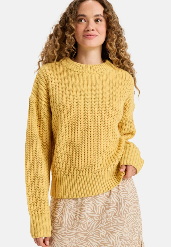 COMING HOME - RUNDHALS - Jumper - yellow