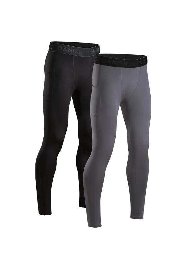 COMPRESSION 2 PACK - Base layer - black/grey