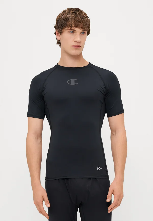 COMPRESSION TEE - Undershirt - black