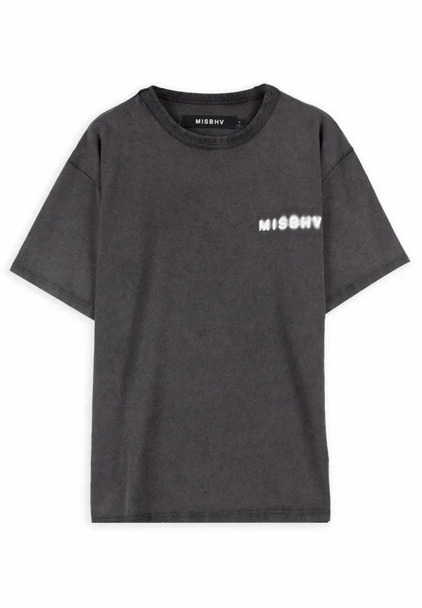 CON LOGO  - Print T-shirt - blk