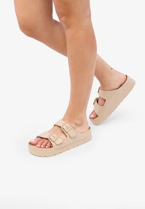 CON PLATAFORMA - Pool slides - beige