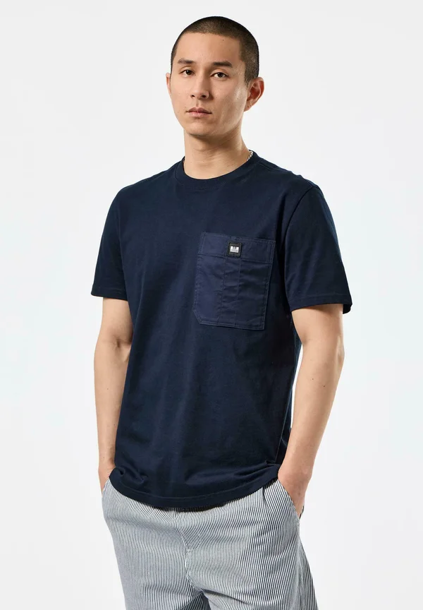 CONEY ISLAND UTILITY POC KET - Basic T-shirt - navy